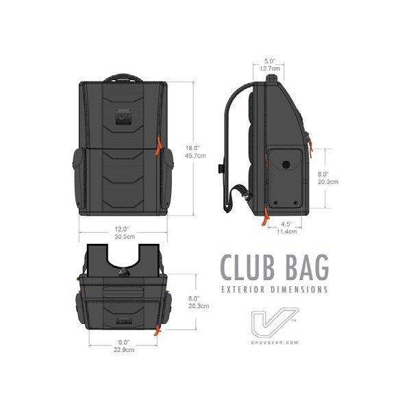 GRUV GEAR VENUEBAG02-EBK Club Bag 大容量 クラブバッグ ステルス