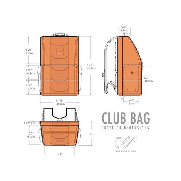 k*J様 Gruv Gear VENUEBAG02-EBK GRUV GEAR VENUEBAG02-EBK Club Bag 大容量 クラブバッグ ステルス