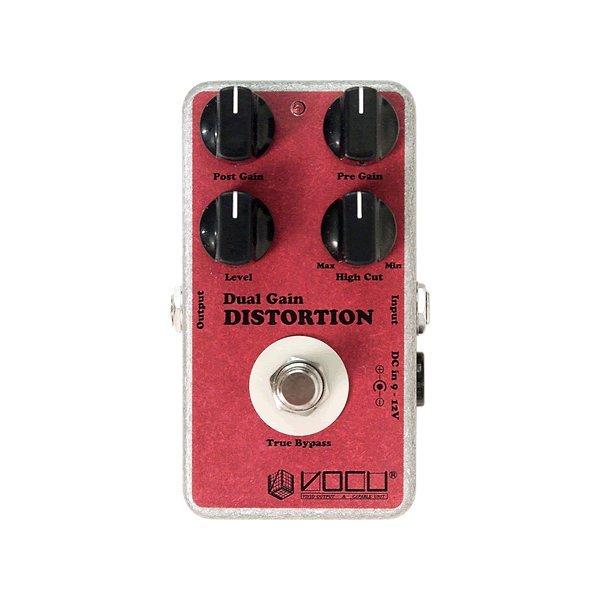 VOCU Dual Gain Distortion つぶれをくぐり抜けるし低音部域の素晴らしい歪みなりが得られるディストーション ギターエフェクター-ギター