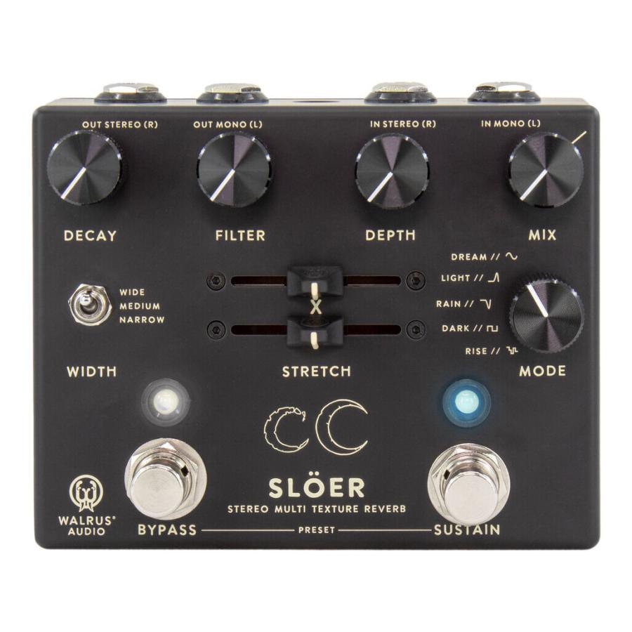 WALRUS AUDIO WAL-SLOER #BK / Sloer ステレオ・アンビエント