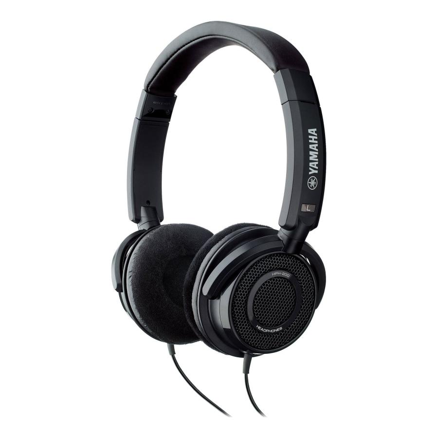 【美品】YAMAHA HPH-200 BK オープンエアー型ヘッドホン 本体 YAMAHA（ヤマハ） YAMAHA HPH-200BK (BLACK)ヤマハオープンエアー型
