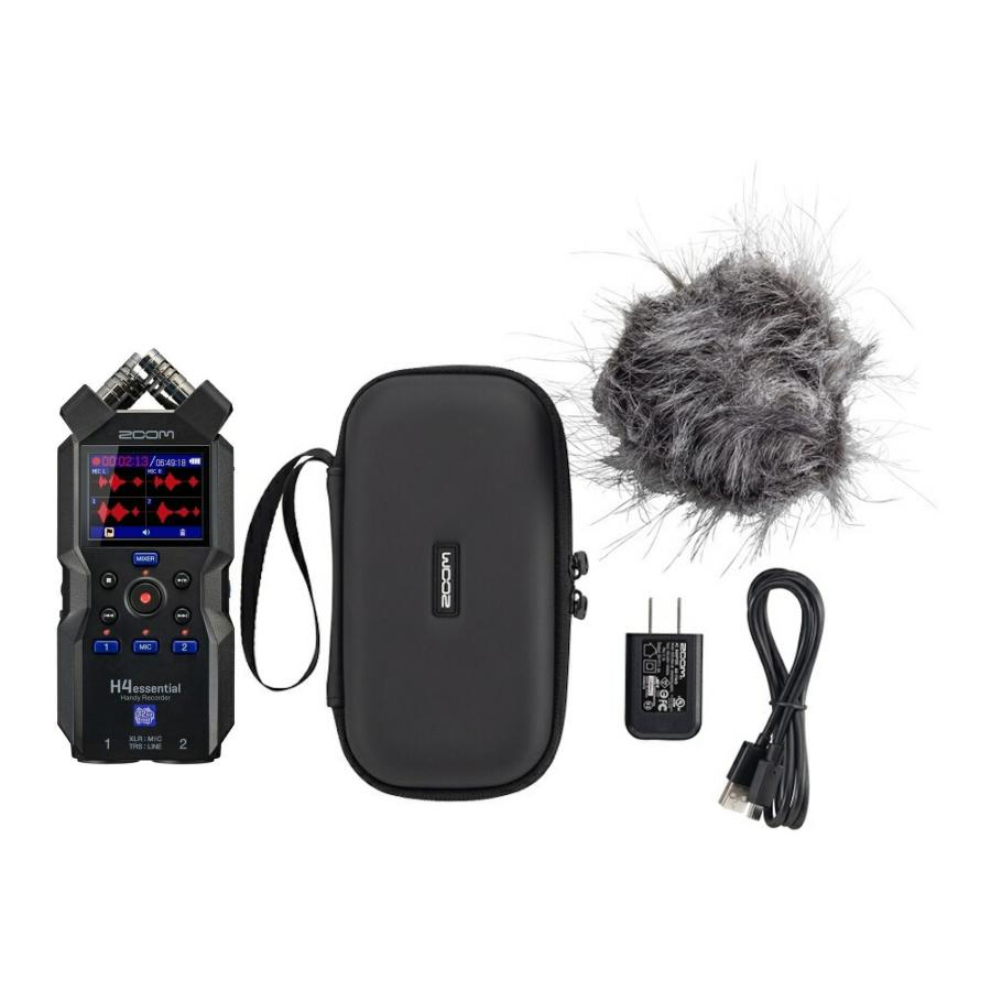 未使用品　ZOOM H4essential レコーダーとアクセサリーパック ズーム(楽器) ZOOM H4essential(専用アクセサリパック/APH-4e付