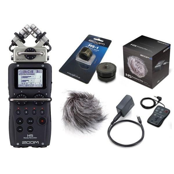 ズーム(楽器) ZOOM H5+APH-5+HS-1 ハンディレコーダー+アクセサリー  