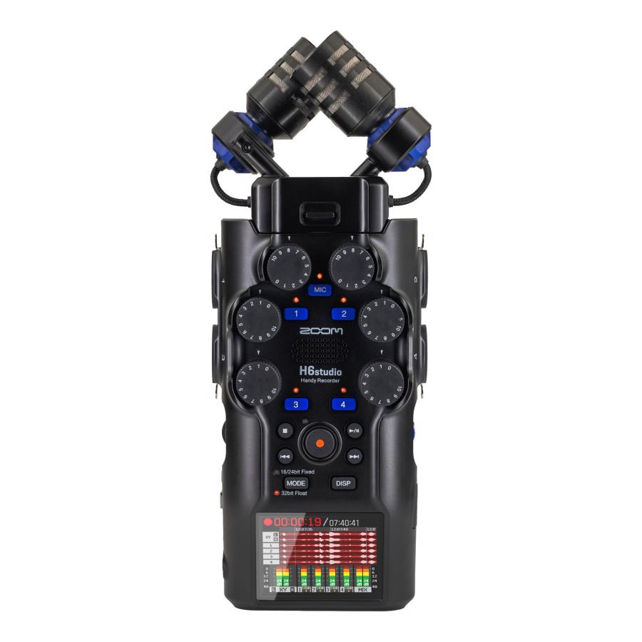 ズーム（zoom） ZOOM H6studio 大口径ステレオマイク スタジオグレード