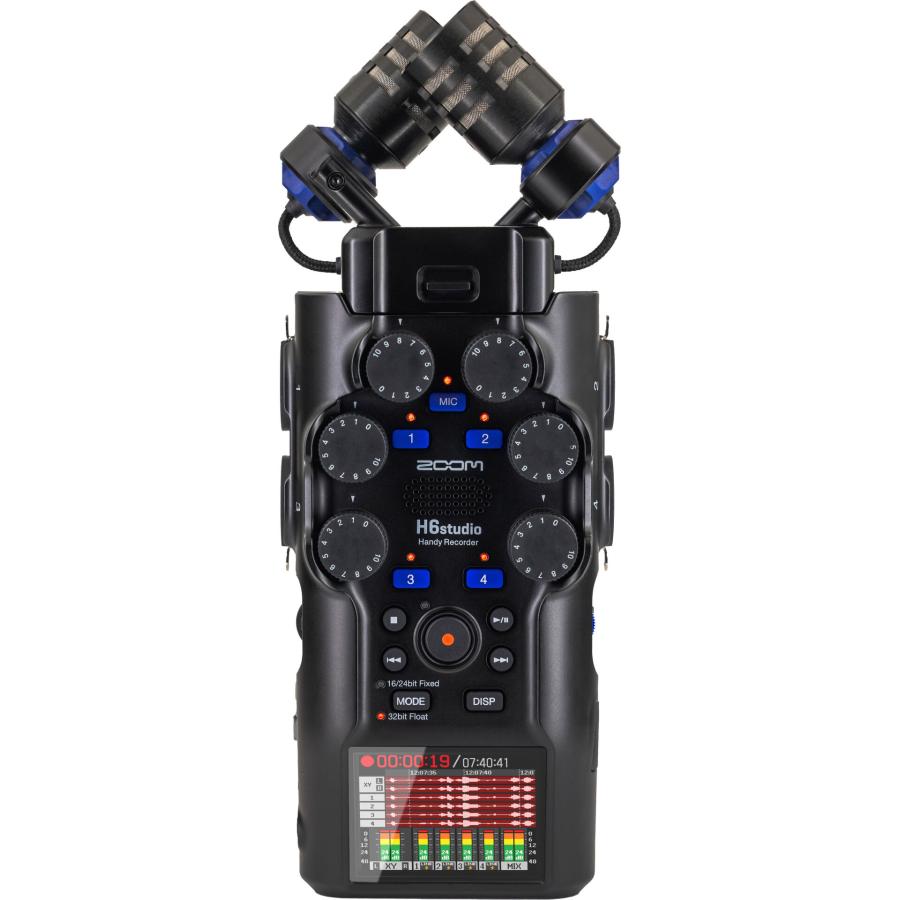 ズーム（zoom） ZOOM H6studio 大口径ステレオマイク スタジオグレード