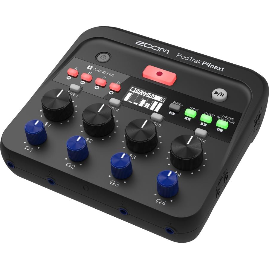 ズーム（zoom） ZOOM PodTrak P4next 次世代の4XLR入力ポッドキャスト