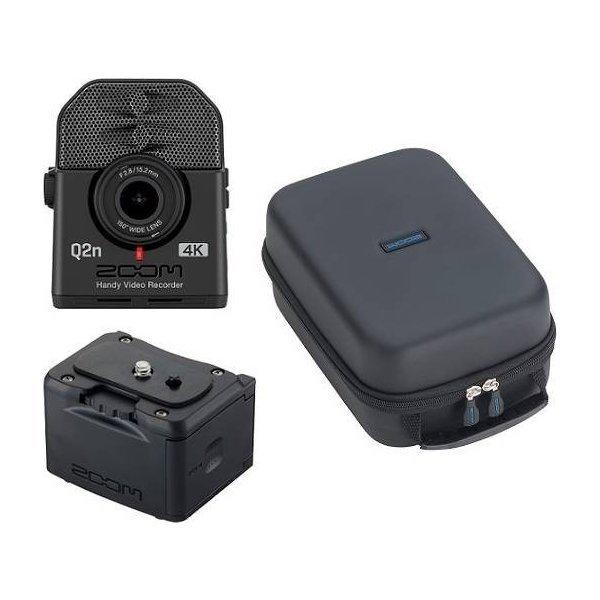 ZOOM Q2n-4K(外部バッテリーケース/BCQ-2n+汎用型ソフトシェルケース