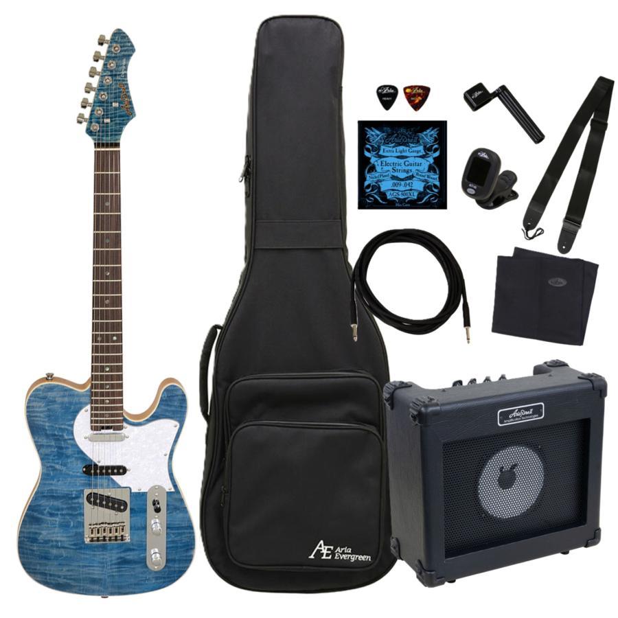 【値下げ】⭐️AriaProⅡ 615-AE200 LRBL⭐️ 美品 Aria Proll ProII 615-AE200 LRBL (Lorelei Blue) 入門10点セット