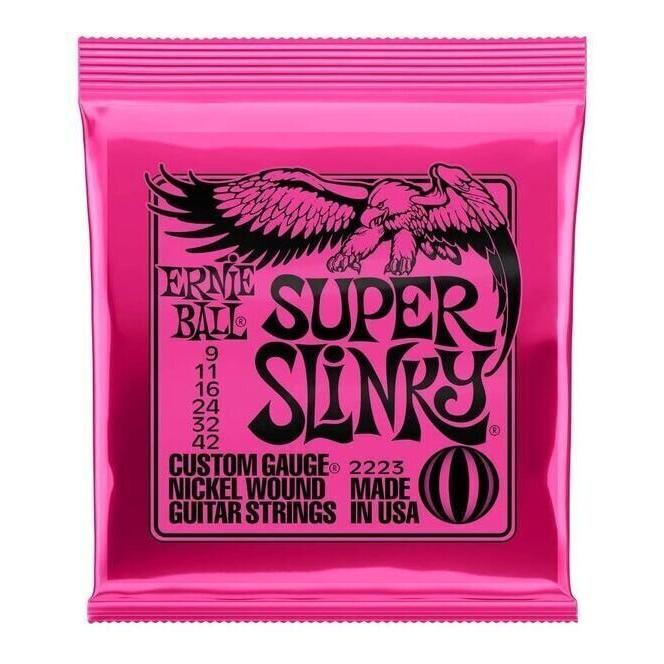 [エレキ弦×1セット] ERNIE BALL 2223 ×1 SUPER SLINKY [09-42] アーニーボール 定番エレキギター弦 スーパースリンキー