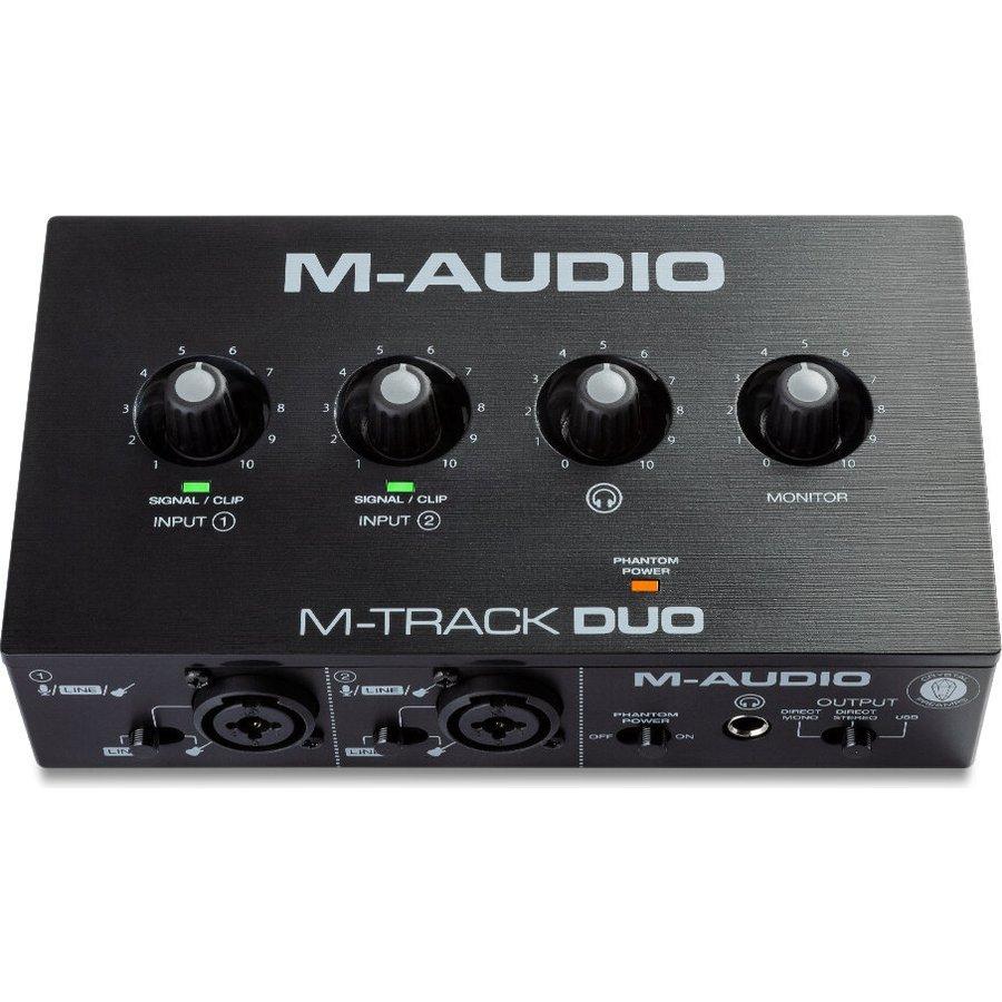 M-Audio M-Track Duo コンボ入力2系統 ファンタム電源搭載 48-KHz 2 