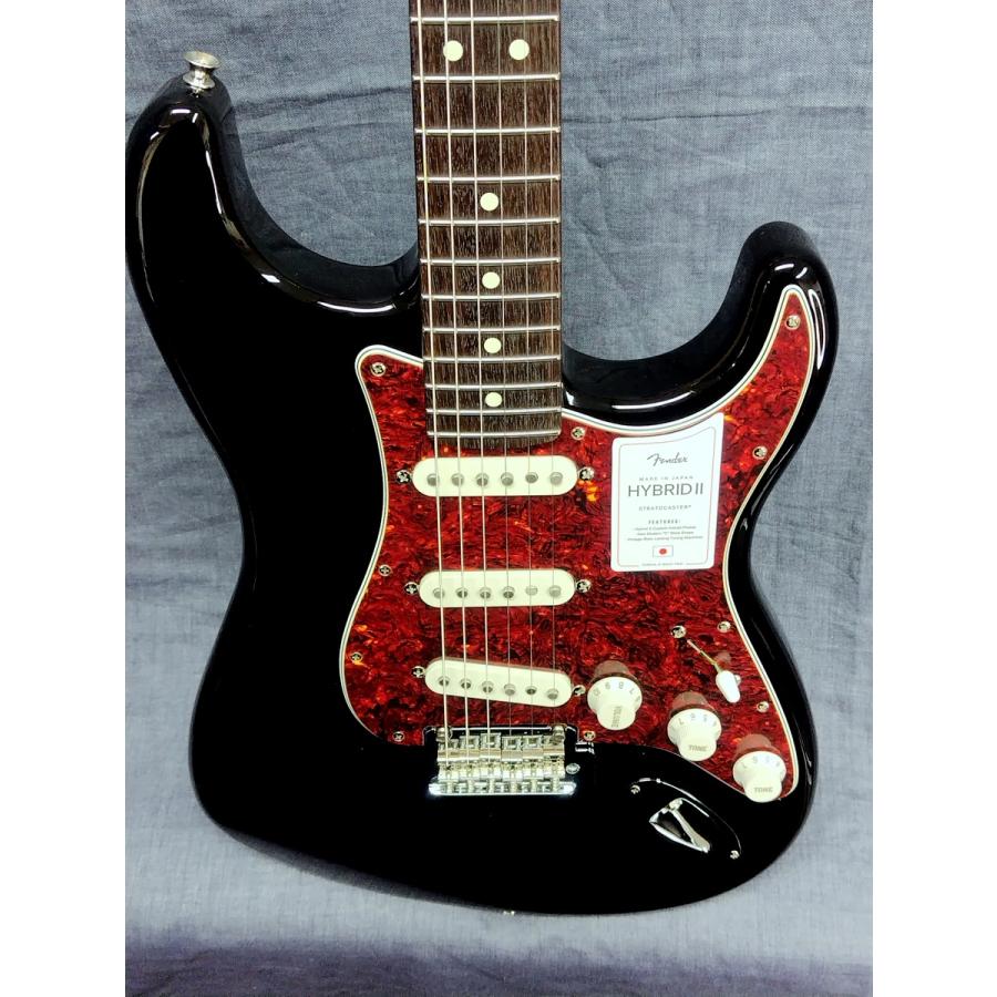 Fender Made in Japan Hybrid II Stratocaster RW Black 日本製 Fender Made in Japan Hybrid II Stratocaster RW Black 日本製