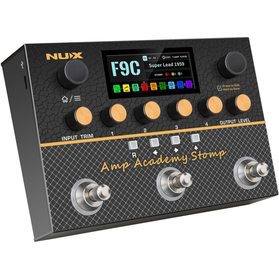 NUX Amp Academy Stomp アンプモデラー マルチエフェクター : 愛曲楽器