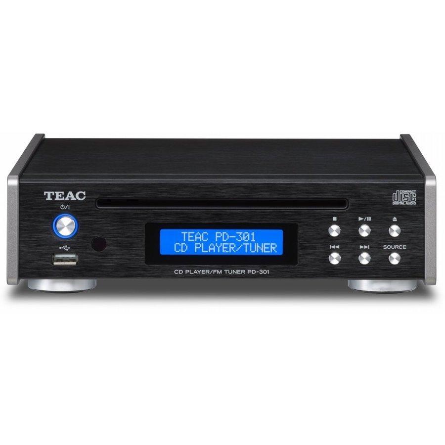 超格安価格 TEAC 直送商品 ティアック PD-301-B CDプレーヤー ワイドFM FMチューナー USBメモリ音楽再生対応