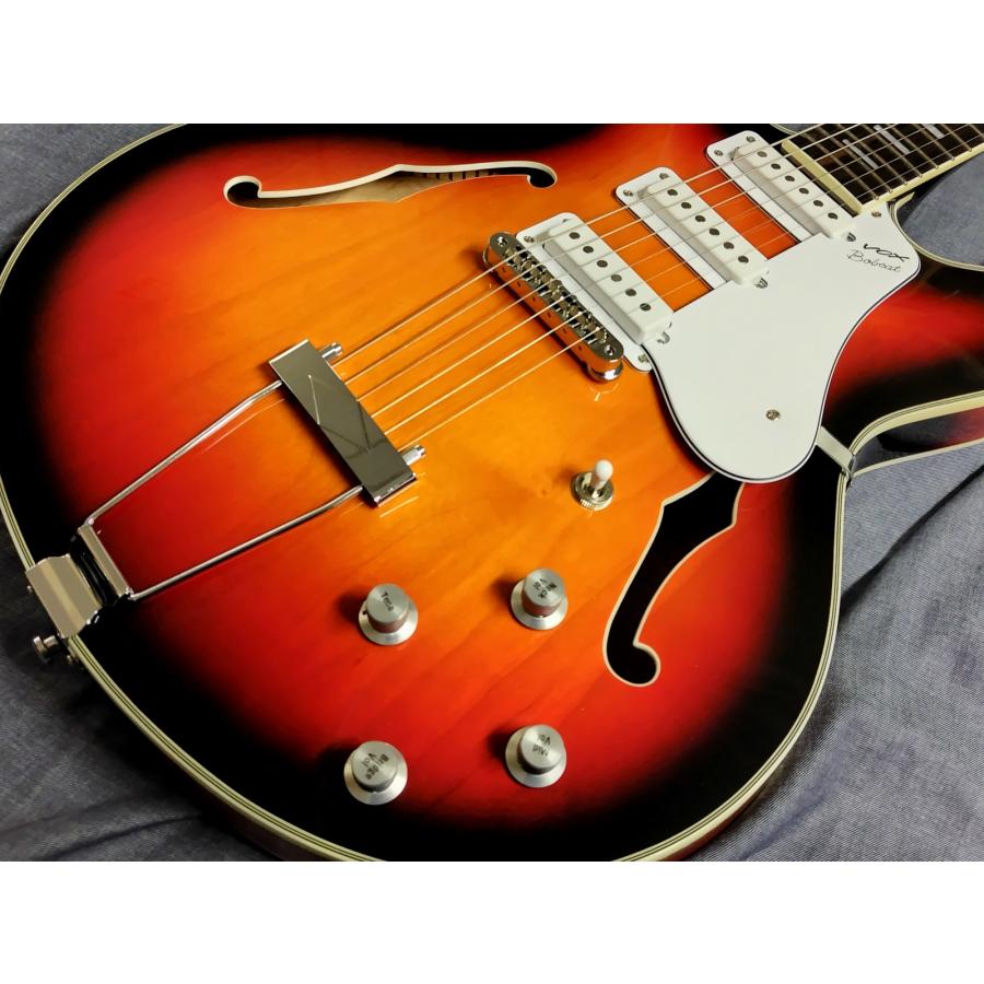 VOX 【アウトレット特価】VOX S66 SB Bobcat セミアコ : 愛曲 VOX 【アウトレット特価】VOX S66 SB Bobcat セミアコ : 愛曲