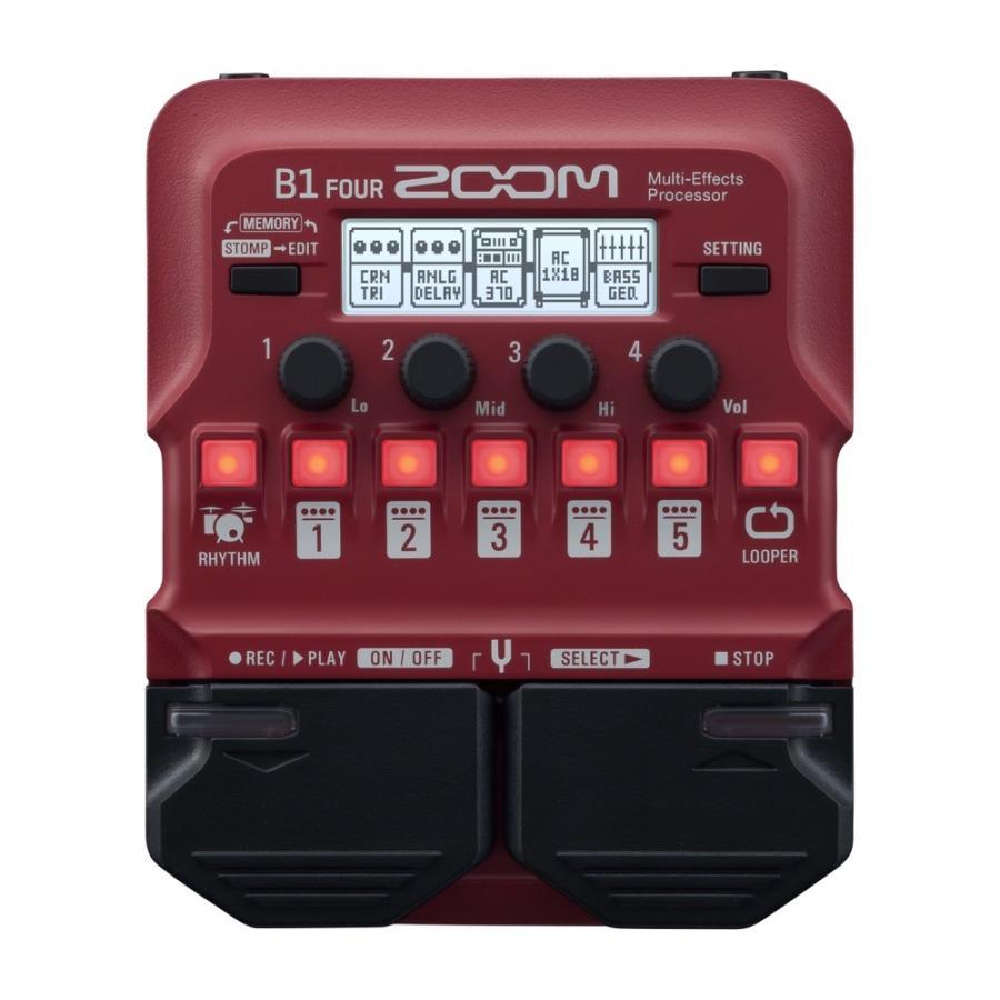 ズーム（zoom） ZOOM B1 FOUR ベース用マルチエフェクター : 愛曲楽器
