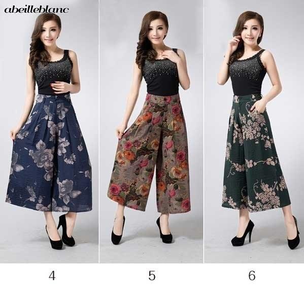 大きいサイズガウチョ　黒2Ｌ　ワイドパンツ　キュロット　ロングボトム　現品限　特価　レディース　ミセス　1911　1912　2001　秋冬　 |  | 04