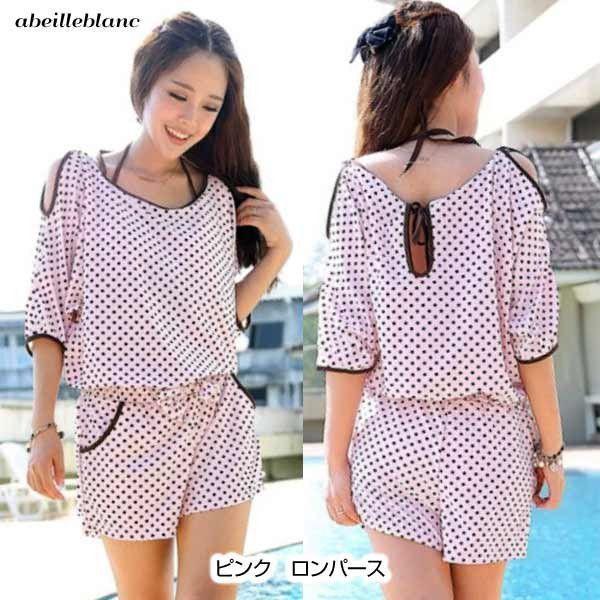 水着　3点セット　ドット柄　レディース　現品限り　特価　ビキニ　ショーツ　オールインワン　大きいサイズ　海　ビーチ　夏　可愛い　LL-6L　202107　202108 |  | 01