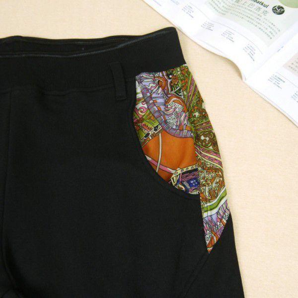 セットアップ　夏服　カジュアル　現品限り　特価　レディース　トップス　半袖　バック切替　パンツ　上下セット　大きいサイズ　LL-5L　202107　202108 |  | 04