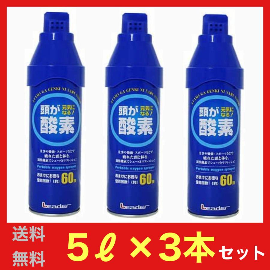 爆安 酸素缶 頭が元気になる 携帯酸素 酸素スプレー 酸素ボンベ 5l