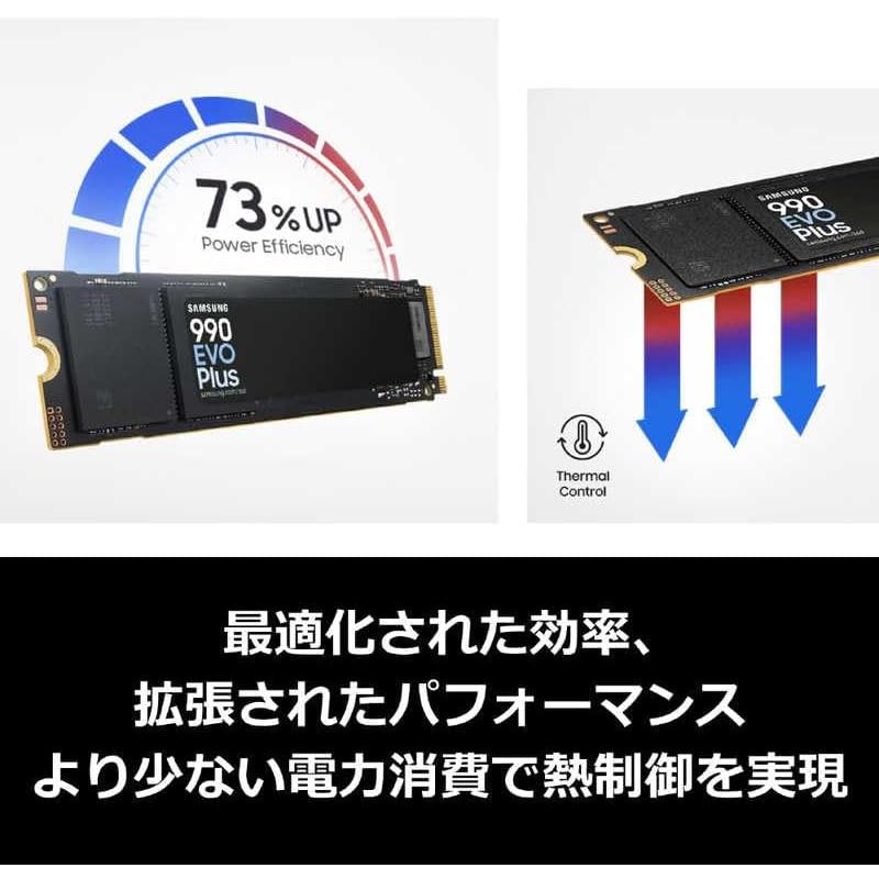 SAMSUNG（サムスン） SSD 990 EVO Plus MZ-V9S1T0B-IT 1TB PCIe 4.0×4