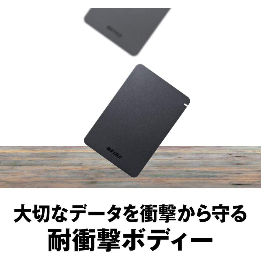 BUFFALO（バッファロー） BUFFALO HD-PGF1.0U3-BKA ポータブルHDD 1TB