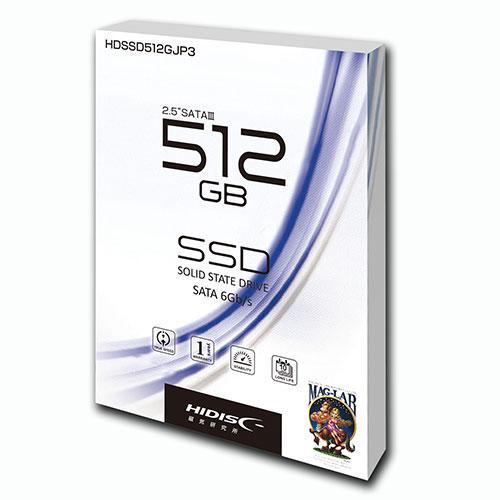HIDISC 磁気研究所 2.5インチ SATA3内蔵型 SSD 512GB HDSSD512GJP3