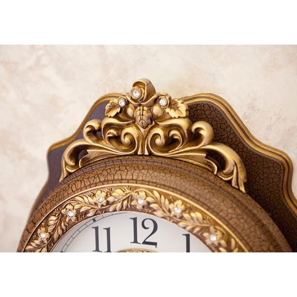 連続秒針付】ビクトリアンパレス ペンデュラム ウォールクロック