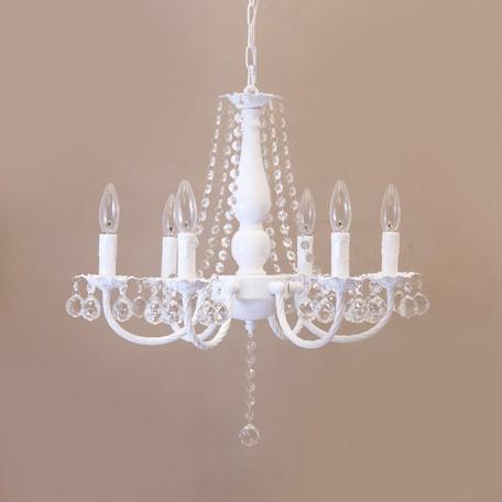 LED対応 E12/40W水雷型】クリスタルガラス シャンデリア BESSI  