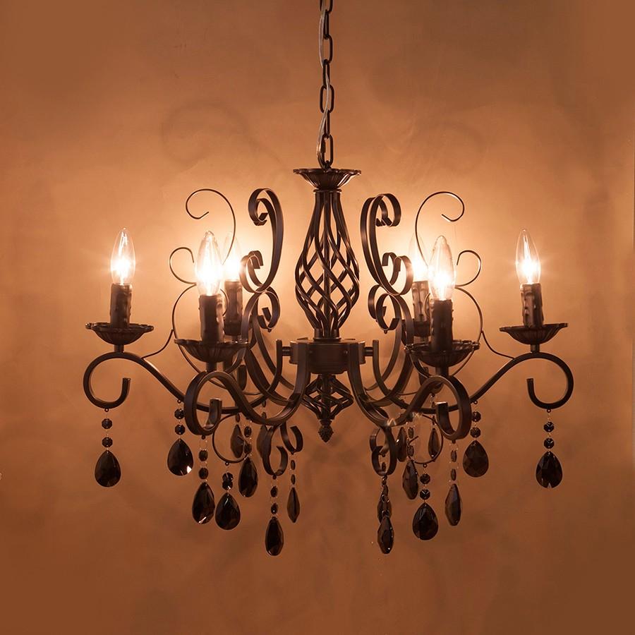 LED対応 E12/水雷型】シャンデリア6灯 MODI NE-AK-MODI-P6*離島配送  