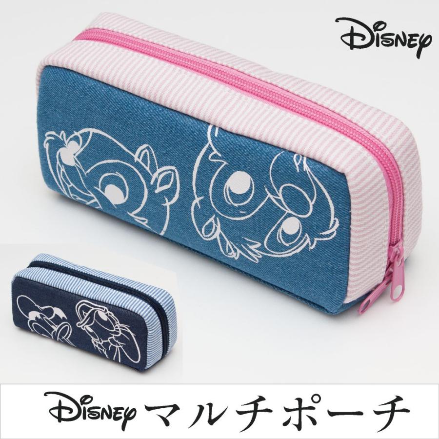 ディズニー マルチポーチ チップ デール ドナルド デイジー 2種類 ポーチ デニム ヒッコリー 刺繍 キャラクター 雑貨 ペンケース 495 カバー専門エール公式ショップ 通販 Yahoo ショッピング