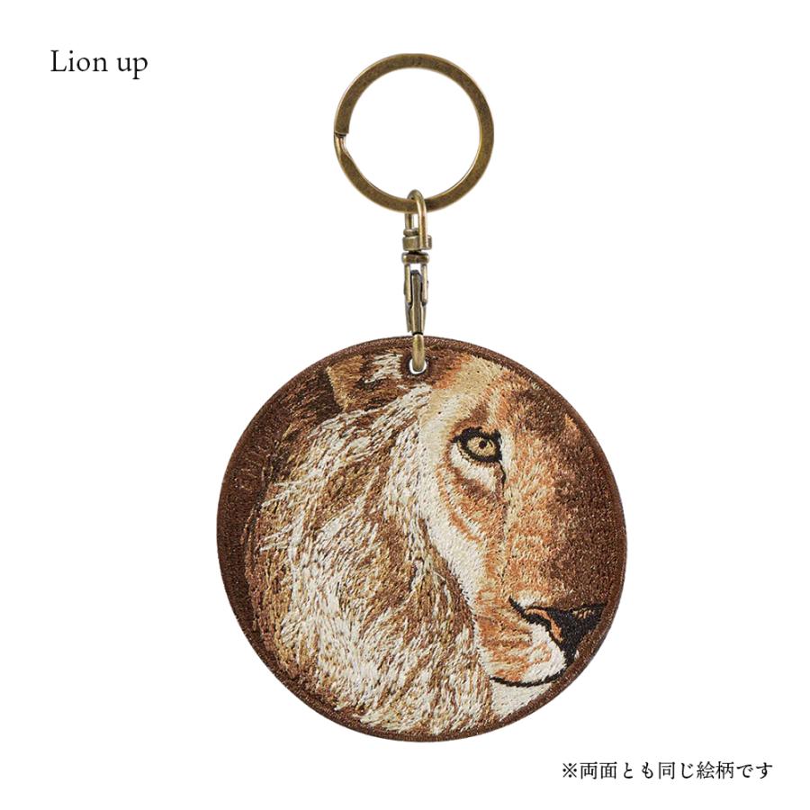 Kii（CITIZEN） キーホルダー 動物 刺繍 ワッペン アニマル チャーム