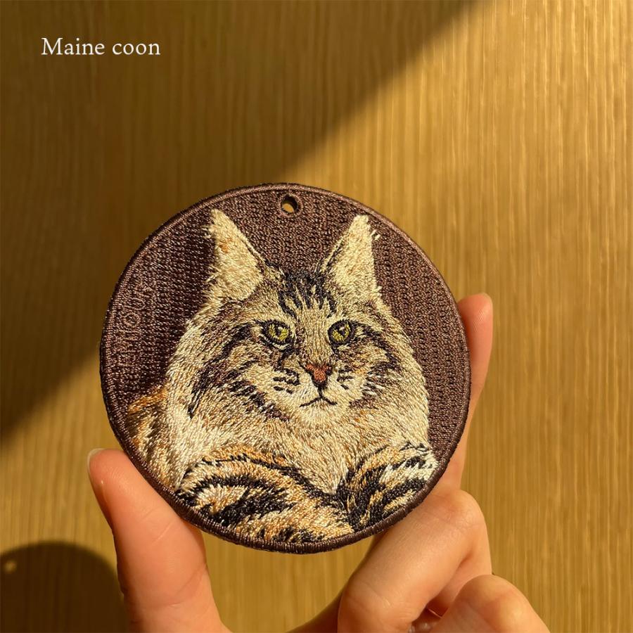 【入手困難】にゃー　モッズコート　刺繍　ボアライナー　ネコ型チャーム　ネネット 入手困難】にゃー モッズコート 刺繍 ボアライナー ネ