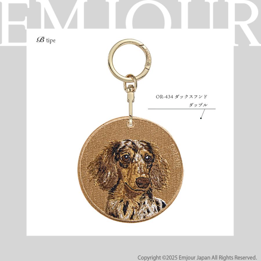 ラッテ おまとめ割有様 リクエスト 4点 刺繍　ダックスフンド　キーホルダー　犬 CavariA（キャバリア） EMJOUR ダックスフンド ダップル ダックス イヌ