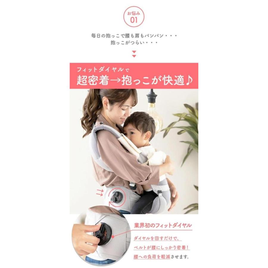 360 ダイヤル 抱っこひも ベビーキャリア ダイヤル式 抱っこ紐 ベビー 