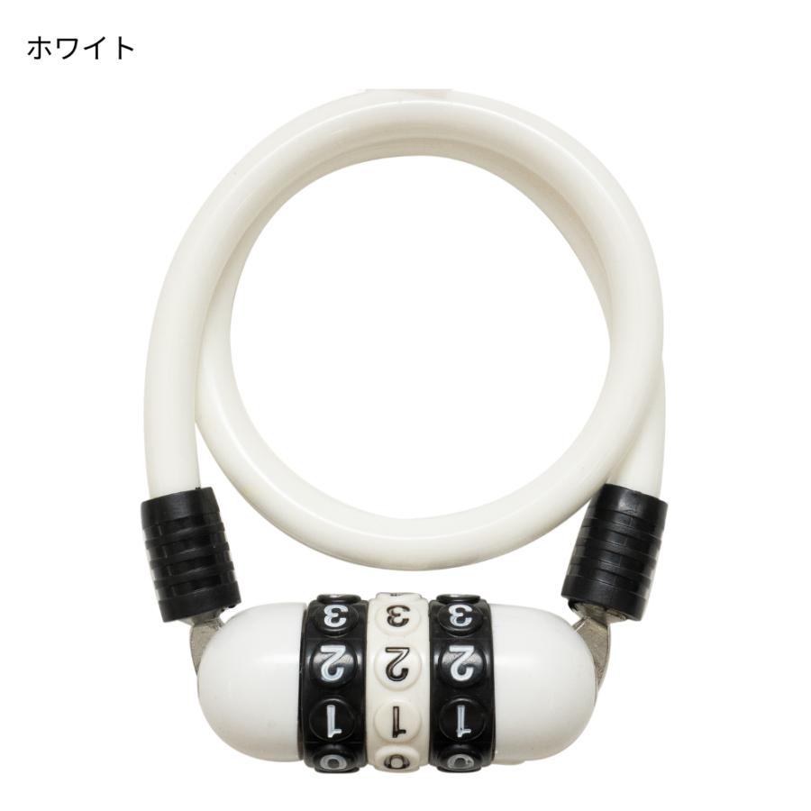 J＆C 自転車 鍵 カギ ワイヤーロック J&C MEGA ダイヤル 3桁 可変式