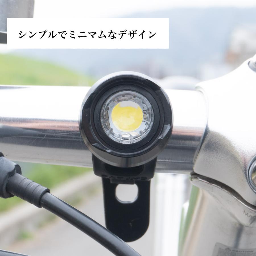 ライト 自転車 キャットアイ アルミ切削ボディ コンパクト 軽量 リチウム電池 点灯3時間 点滅6.5時間 ラバーバンド 充電式｜aile2016｜03