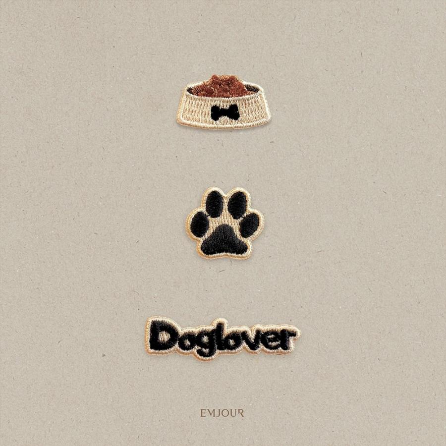 ワッペン 刺繍ワッペン アイロンワッペン 犬 刺繍 イヌ 足跡 うさぎ ウサギ  動物 ペット グッズ EMJOUR エンジュール 台湾 ハンドメイド 手芸 アップリケ | 