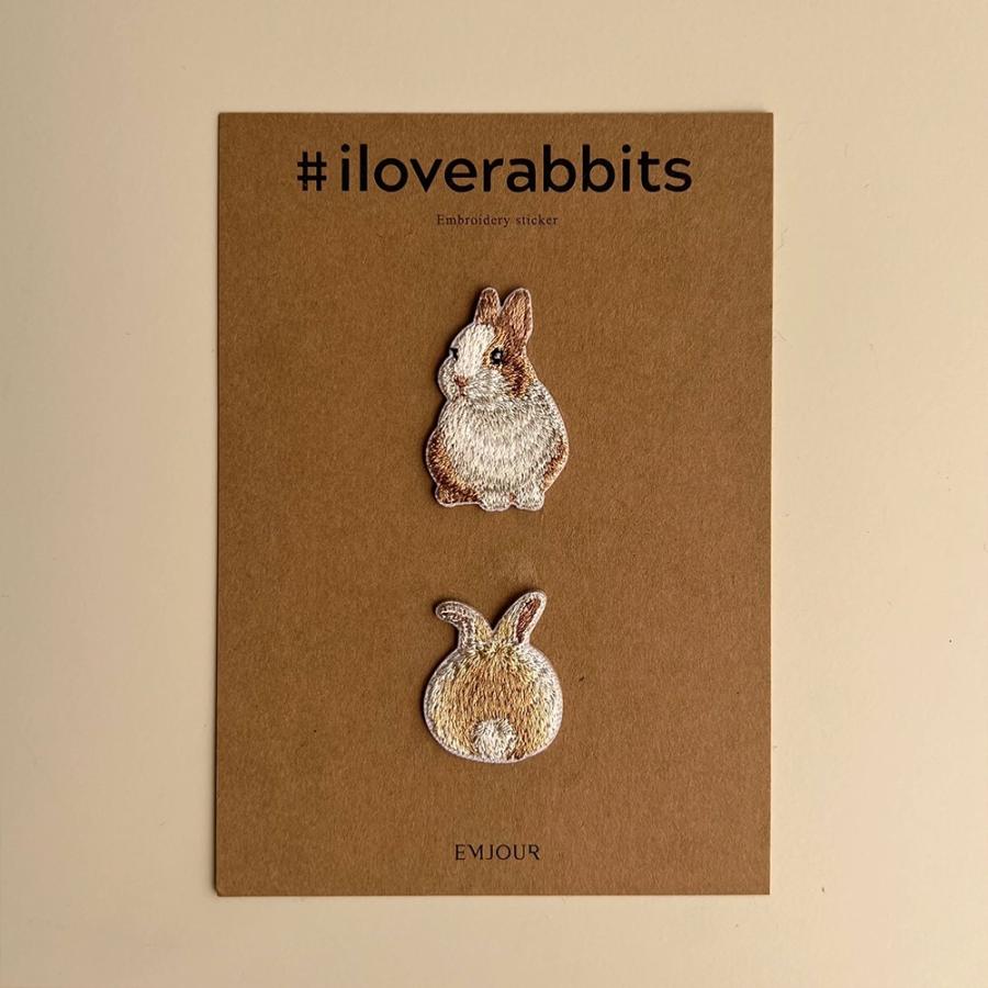 ワッペン 刺繍ワッペン アイロンワッペン 犬 刺繍 イヌ 足跡 うさぎ ウサギ  動物 ペット グッズ EMJOUR エンジュール 台湾 ハンドメイド 手芸 アップリケ |  | 13