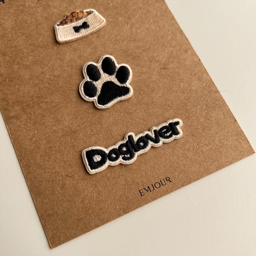 ワッペン 刺繍ワッペン アイロンワッペン 犬 刺繍 イヌ 足跡 うさぎ ウサギ  動物 ペット グッズ EMJOUR エンジュール 台湾 ハンドメイド 手芸 アップリケ |  | 07