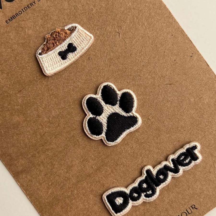 ワッペン 刺繍ワッペン アイロンワッペン 犬 刺繍 イヌ 足跡 うさぎ ウサギ  動物 ペット グッズ EMJOUR エンジュール 台湾 ハンドメイド 手芸 アップリケ |  | 08