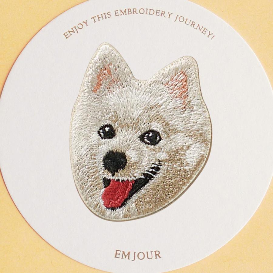 ワッペン 刺繍ワッペン アイロンワッペン 犬 刺繍 イヌ ダックスフンド
