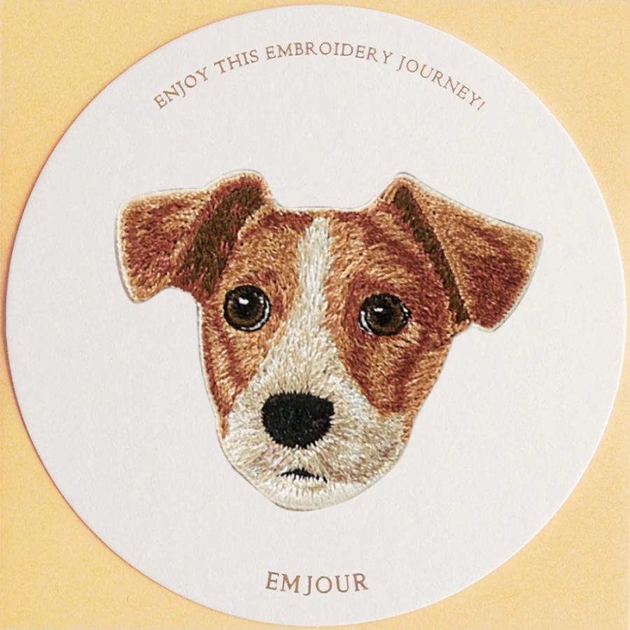 ワッペン 刺繍ワッペン アイロンワッペン 犬 刺繍 イヌ ダックスフンド