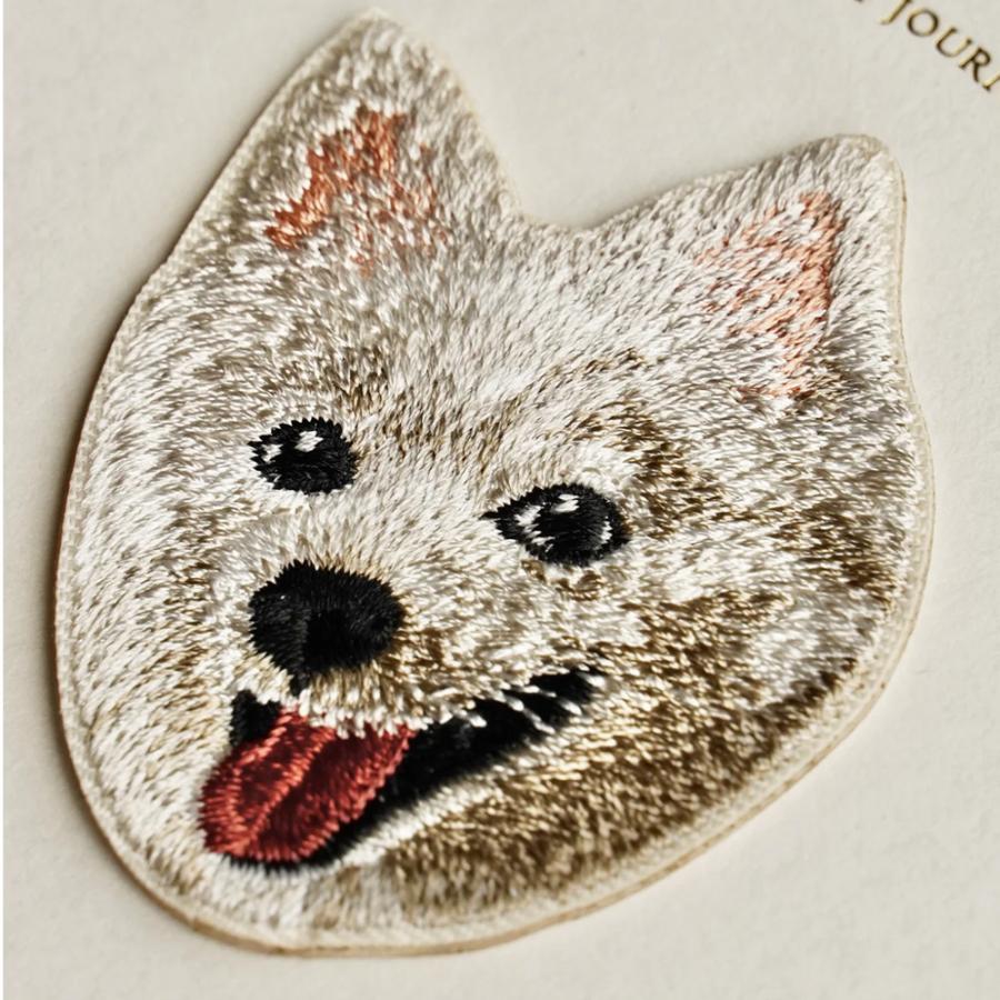 ワッペン 刺繍ワッペン アイロンワッペン 犬 刺繍 イヌ ダックスフンド