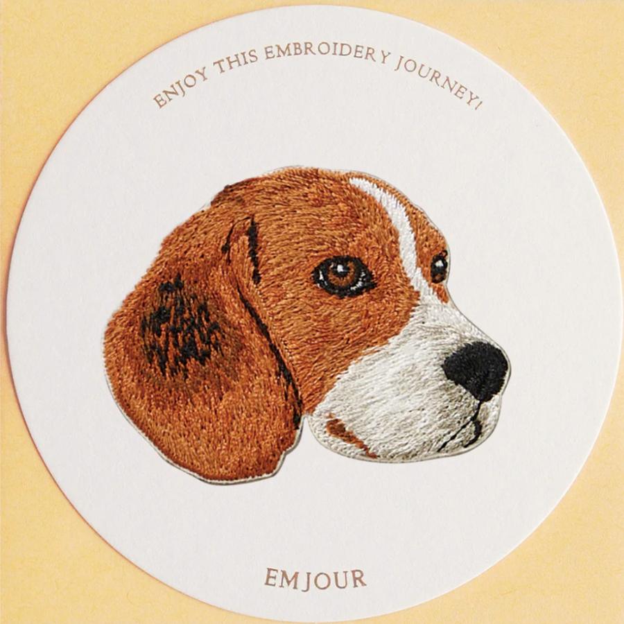 ワッペン 刺繍ワッペン アイロンワッペン 犬 刺繍 イヌ ダックスフンド