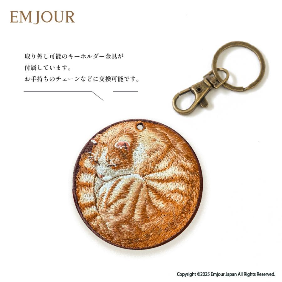 キーホルダー 刺繍 フレンチブルドッグ フレブル コーギー 猫 柴犬 黒柴 お散歩 トラ猫 お昼寝 ペット EMJOUR グッズ |  | 24