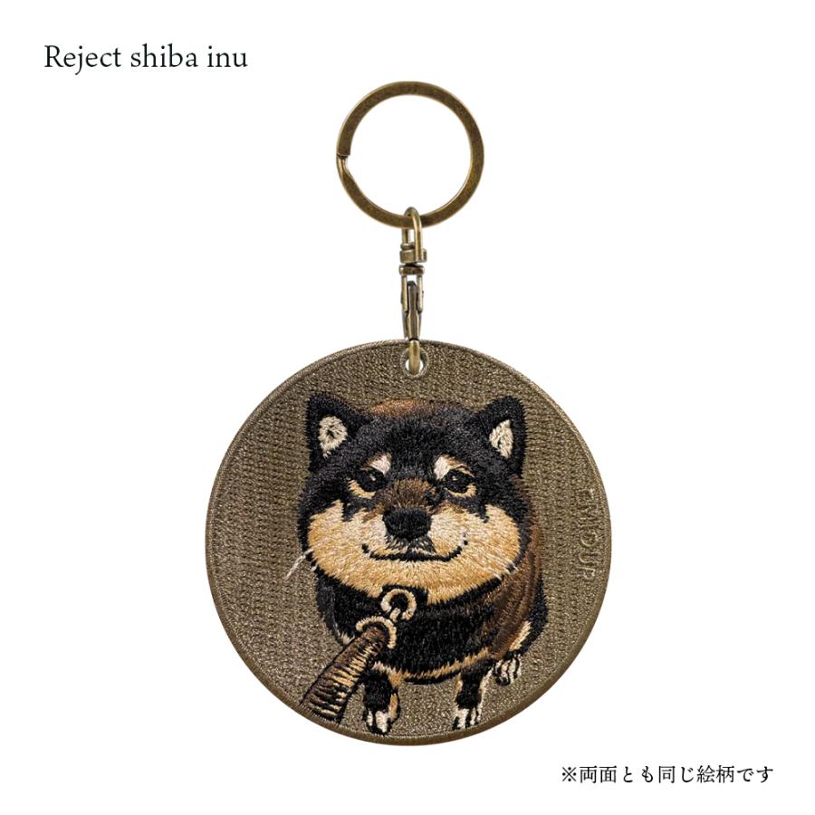 キーホルダー 刺繍 イヌ チャーム 犬 猫 柴犬 黒柴 お散歩 トラ