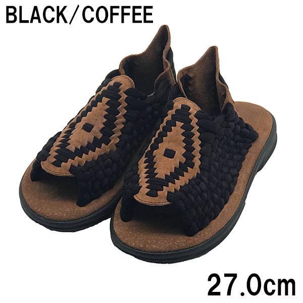 チュバスコ CHUBASCO メンズサンダル アズテック AZTEC BLACK/COFFEE