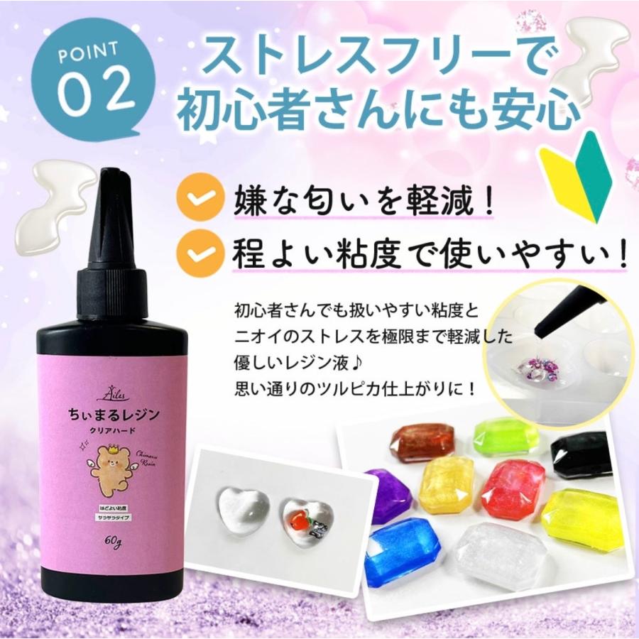UVレジン レジン液 60g レジンクラフト ちぃまるレジン お試しサイズ