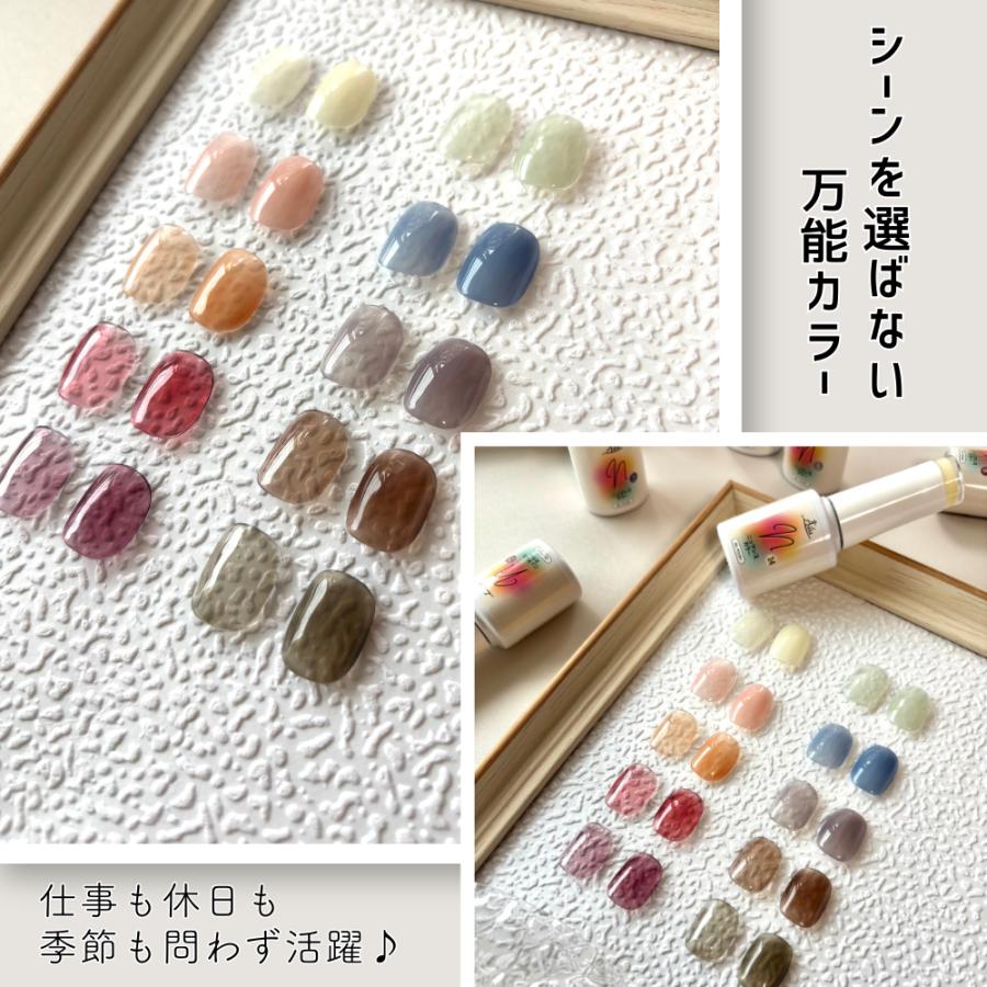 ジェルネイルキット】【送料無料】 セット UV/LEDライト付き カラー