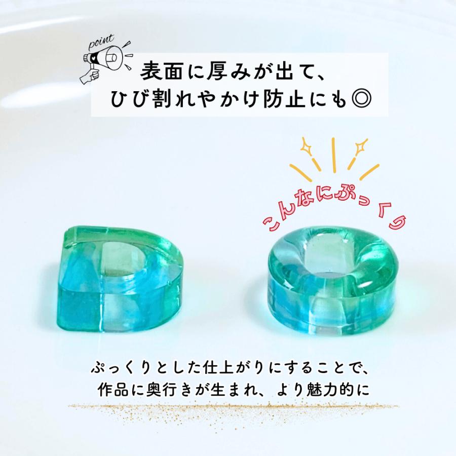 レジン液 uvレジン UVレジン液 トロトロ 仕上げ 盛る ぷっくり 封入 高